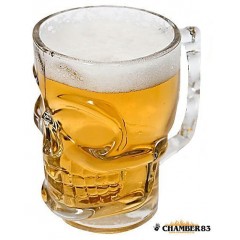 SKULL BIERGLAS