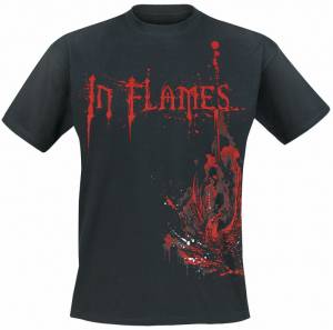 Купить Футболка мужская In Flames "Splatted phoenix" в Москве / Заказать Футболка мужская In Flames "Splatted phoenix" с доставкой по Москве и по всей России