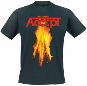 Купить Футболка мужская Accept "Fire" в Москве / Заказать Футболка мужская Accept "Fire" с доставкой по Москве и по всей России