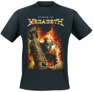 Купить Футболка мужская Megadeth "Arsenal" в Москве / Заказать Футболка мужская Megadeth "Arsenal" с доставкой по Москве и по всей России