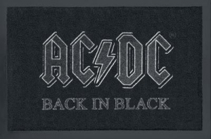 Купить коврик для ног AC/DC "Black In Black" в Москве / Заказать коврик для ног AC/DC "Black In Black" с доставкой по Москве и по всей России