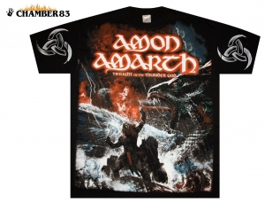 Купить Футболку мужскую Amon Amarth "Twilight Of The Thunder God" (allover) в Москве / Заказать Футболку мужскую Amon Amarth "Twilight Of The Thunder God" (allover) с доставкой по Москве и по всей России