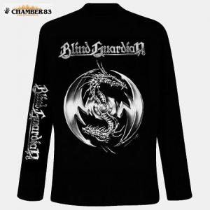 Купить Футболка мужская с длинным рукавом Blind Guardian "Dragon" в Москве / Заказать Футболка мужская с длинным рукавом Blind Guardian "Dragon" с доставкой по Москве и по всей России