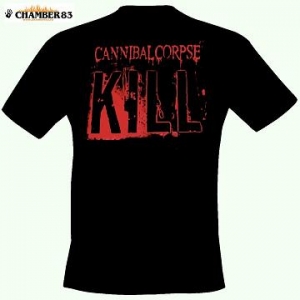 Купить Футболка мужская Cannibal Corpse "Kill Band" в Москве / Заказать Футболка мужская Cannibal Corpse "Kill Band" с доставкой по Москве и по всей России