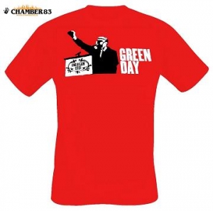 Купить Футболка мужская Green Day "American Idiot" в Москве / Заказать Футболка мужская Green Day "American Idiot" с доставкой по Москве и по всей России