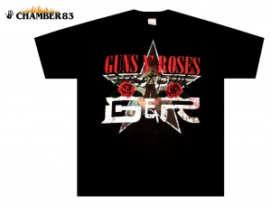 Купить Футболка мужская Guns & Roses "Gun f'nr's" в Москве / Заказать Футболка мужская Guns & Roses "Gun f'nr's"Skullguns" с доставкой по Москве и по всей России