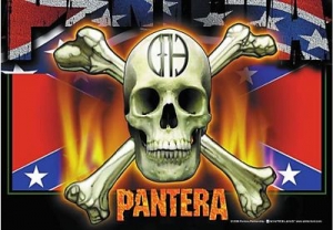 Купить флаг Pantera "Flag & Skull" в Москве / Заказать флаг Pantera "Flag & Skull" с доставкой по Москве и по всей России