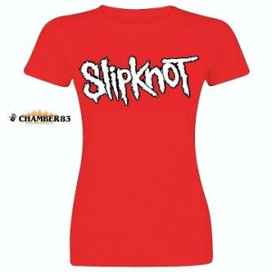 Купить Футболка женская Slipknot "Logo" в Москве / Заказать Футболка женская Slipknot "Logo" с доставкой по Москве и по всей России