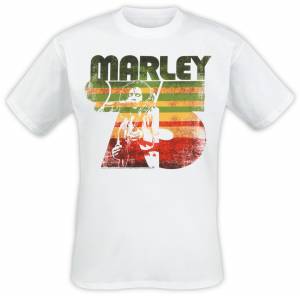 Купить Футболка мужская Bob Marley "Marley 75" в Москве / Заказать Футболка мужская Bob Marley "Marley 75" с доставкой по Москве и по всей России