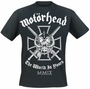 Купить Футболка мужская Motörhead  "Iron Cross" в Москве / Заказать Футболка мужская Motörhead  "Iron Cross" с доставкой по Москве и по всей России